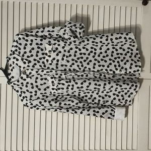 Button up Blouse Aviator print